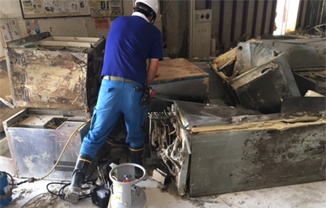 復旧支援の様子